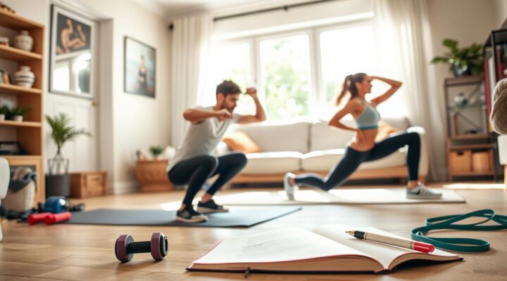 10 Exercícios Simples para Tonificar os Músculos em Casa