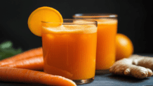 Receita Fácil de Suco de Laranja com Cenoura e Gengibre