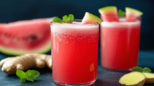 Receita Fácil de Suco Detox de Melancia com Gengibre