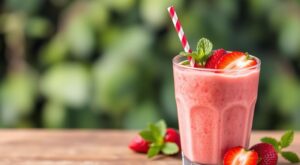 Prepare o Smoothie de Morango com Leite de Amêndoas: Uma Bebida Nutritiva e Refrescante