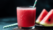 Receita Fácil de Suco de Melancia com Chia para Energizar
