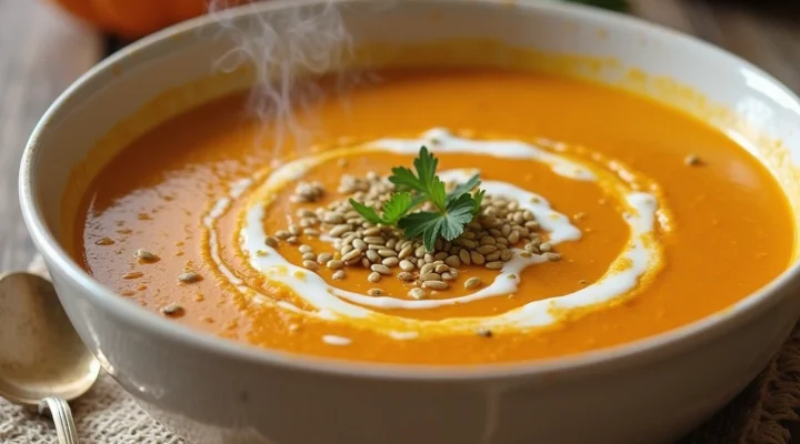 Receita Fácil de Sopa de Abóbora com Gengibre e Leite de Coco