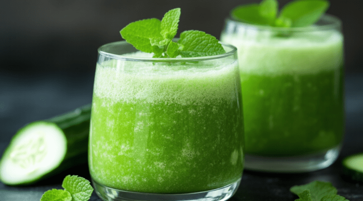 Descubra o Suco Detox de Pepino com Hortelã: Frescor e Leveza Hoje!