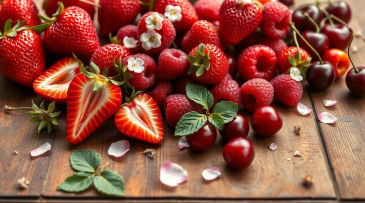 Frutas Vermelhas que Ajudam a Proteger seu Coração