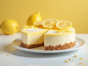 Receita Fácil de Cheesecake de Limão com Base de Aveia